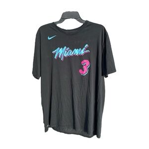 Nike MLB SIZE XXL Dwayne Wade NBA Vice City jersey T-shirt Miami Heat basketball